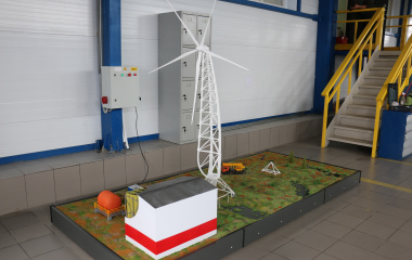 The mini wind turbine is getting ready to launch