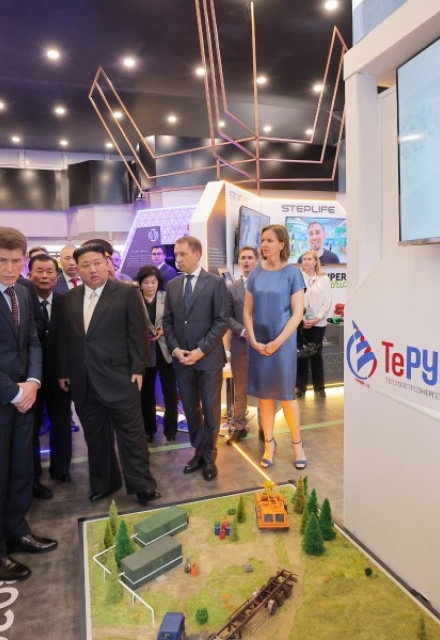 Kim Jong Un visited the Terus exposition